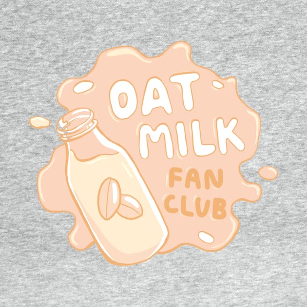 Oat Milk Fan Club Splash Badge by FortuneDesigns